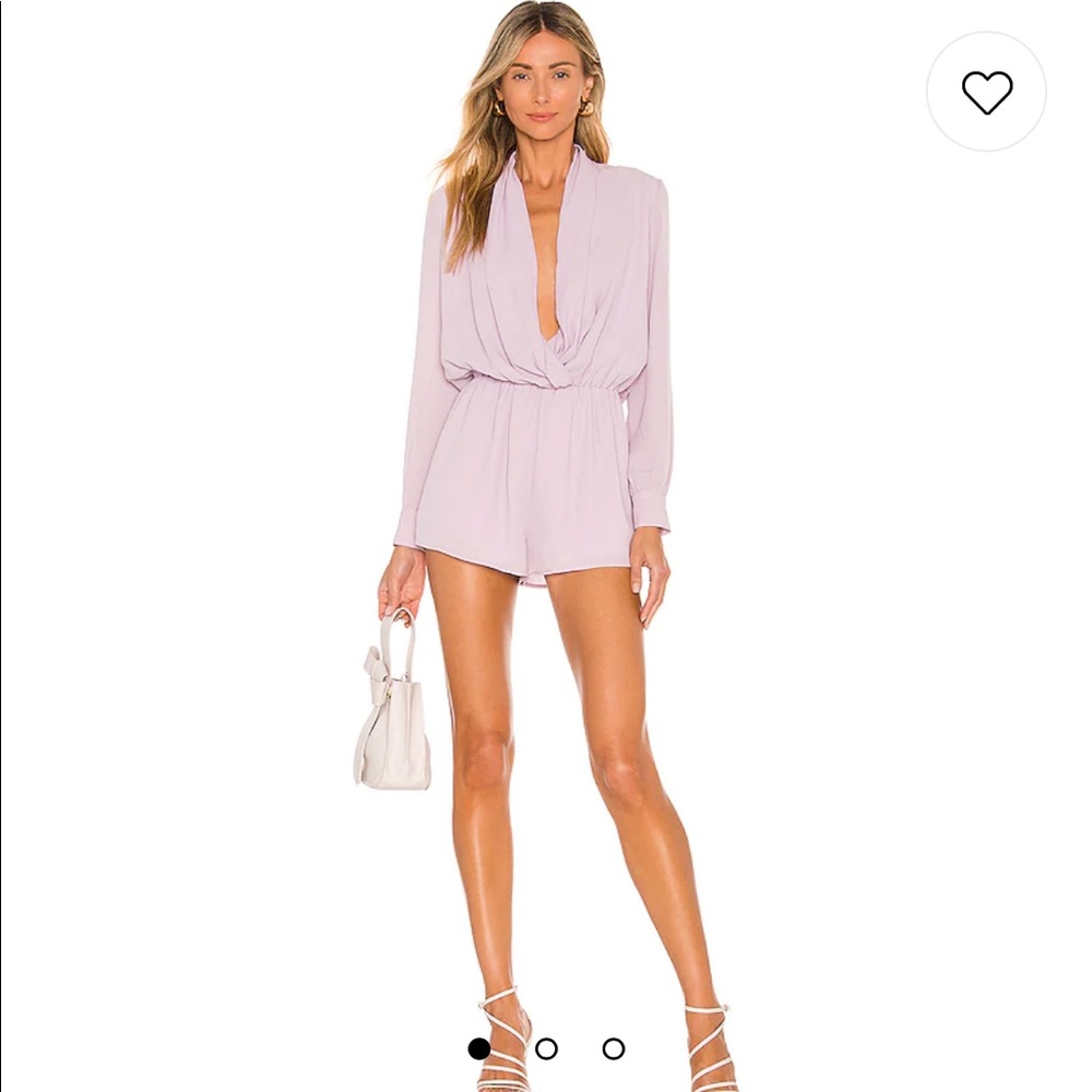 Lilac superdown romper